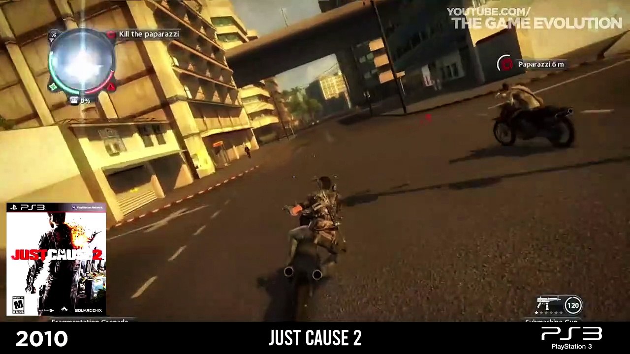 JUST CAUSE PlayStation Evolution PS2 - PS4