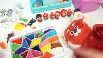 Disney Turning Red DIY Aqua Beads Craft Activity Kit! Mei and Red Panda Transform