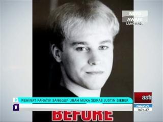 Peminat fanatik sanggup ubah muka seiras Justin Bieber