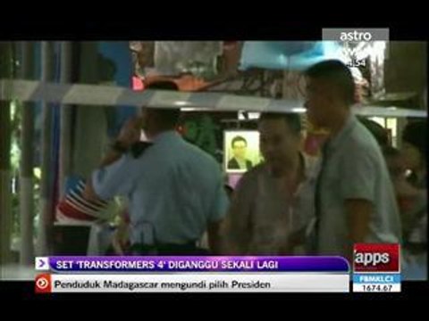 Set 'Transformers 4' diganggu sekali lagi