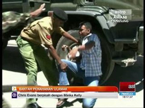 Bantah penahanan ulamak