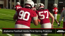 Alabama Football Holds First Spring Practice