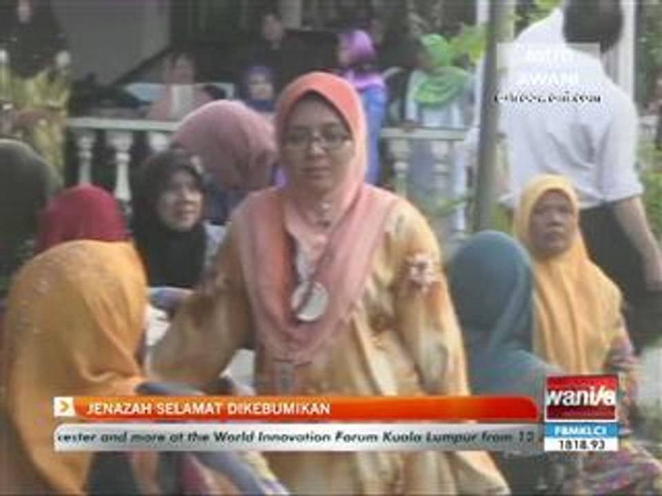 Jenazah mangsa rompakan selamat kebumi