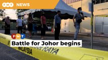 Polling begins with steady stream of early voters in Johor
