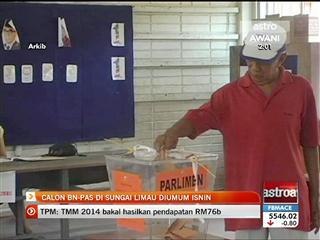 Calon BN-PAS di Sungai Limau diumum Isnin