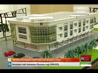 Mengupayakan kontraktor Bumiputera