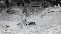 Karla mücadele sürüyor! Bitlis'te öğretmenevi bahçesine çığ düştü, Bursa'da 11 araç zincirleme kaza yaptı