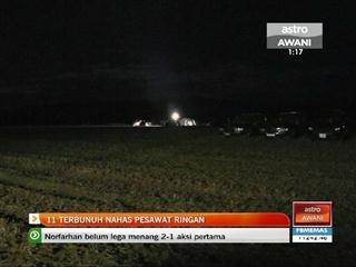 11 terbunuh nahas pesawat ringan