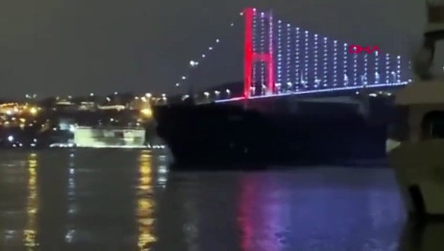 İstanbul Boğazı'nda korku dolu anlar! Facianın eşiğinden dönüldü