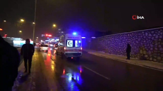 Kaza değil kabus! Tam 11 araç birbirine girdi