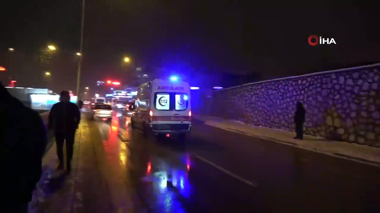 Kaza değil kabus! Tam 11 araç birbirine girdi