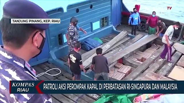 Patroli Aksi Perompak Kapal Di Perbatasan RI-Singapura Dan Malaysia