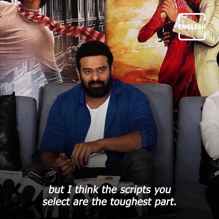Choosing The Script Is The Toughest Part About A Film, Says Prabhas