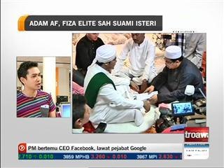 Adam AF, Fiza Elite sah suami isteri