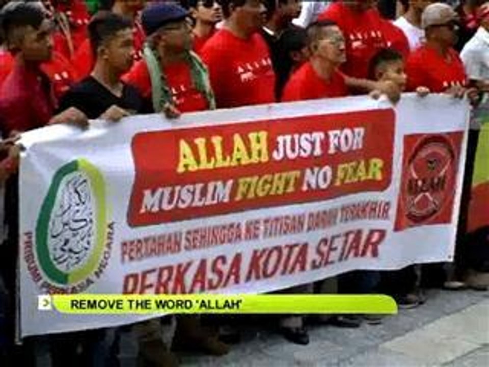Remove the word 'Allah'