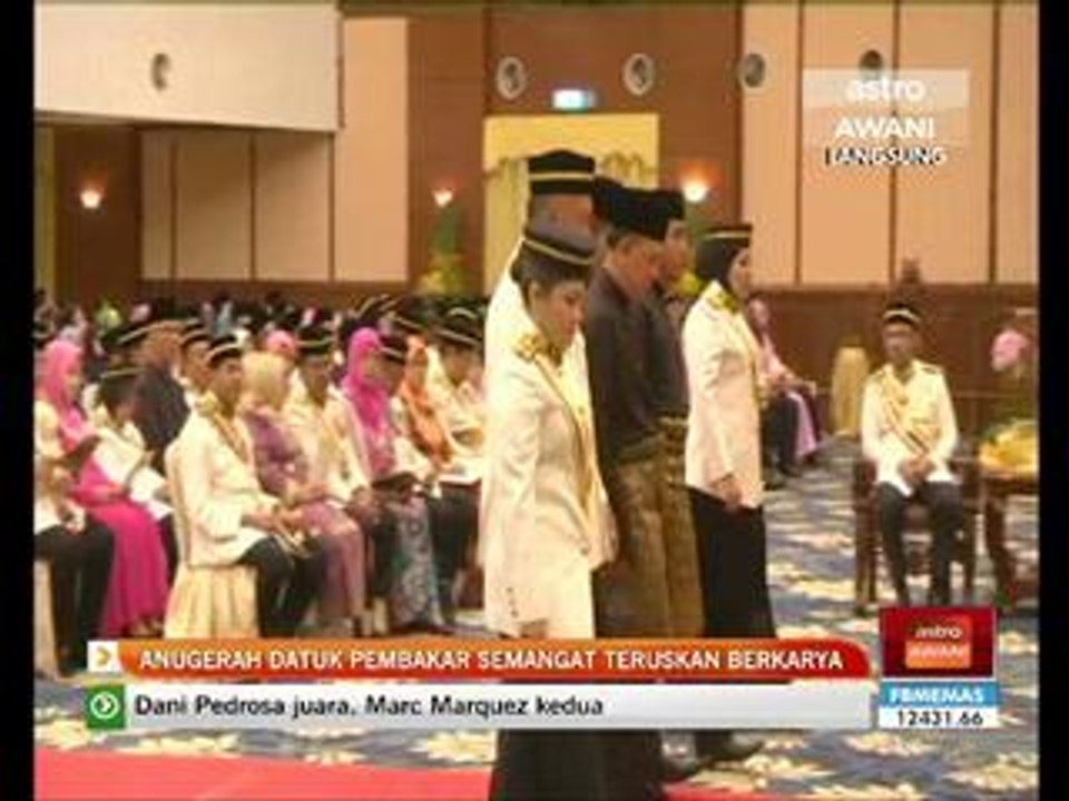 Anugerah 'Datuk' jadi pembakar semangat