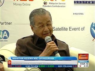 Tun Mahathir kecewa MSC dipinggirkan