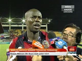 Marlon dahului senarai penjaring terbanyak