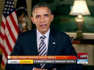 Gesa operasi kerajaan dibuka semula