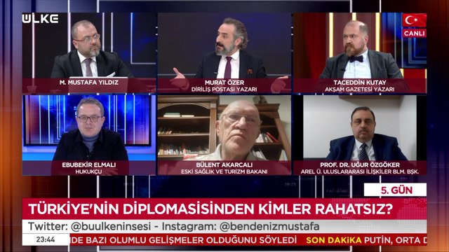 5. Gün | Bülent Akarcalı | Murat Özer | Tacettin Kutay | Uğur Özgöker | Ebubekir Elmalı | 11 Mart 2022