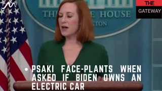 Psaki Face-Plants When Asked if Biden Owns an Electric Car