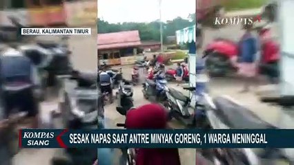 Desak-desakan saat Antre Minyak Goreng, Warga di Berau Kaltim Meninggal Karena Sesak Napas