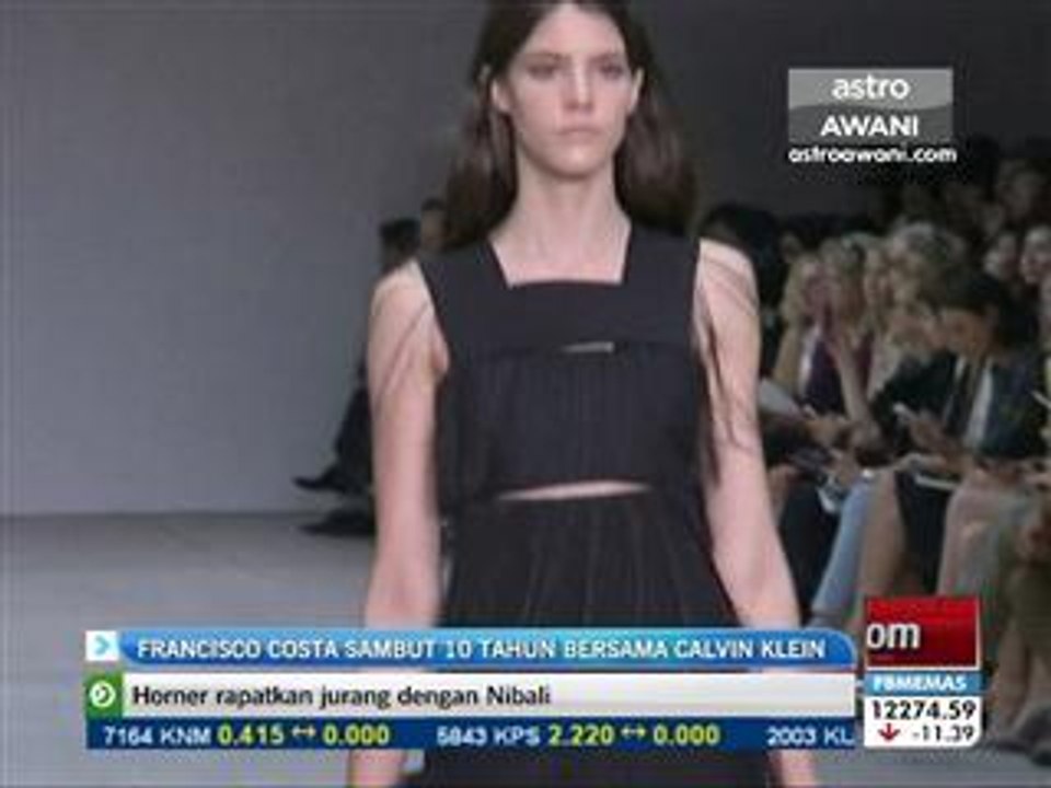 Francisco Costa sambut 10 tahun bersama Calvin Klein
