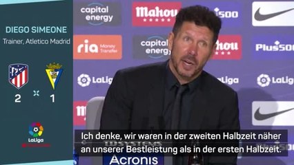 Descargar video: Simeone trotz Sieg: 