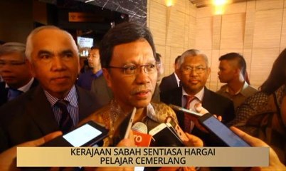 Khabar Dari Sabah: Kerajaan Sabah sentiasa hargai pelajar cemerlang