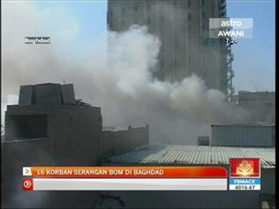 16 korban serangan bom di Baghdad