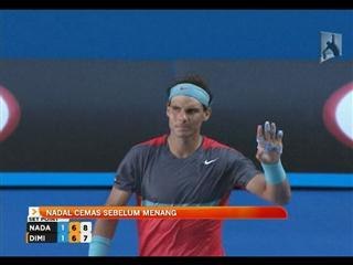 Nadal cemas sebelum menang
