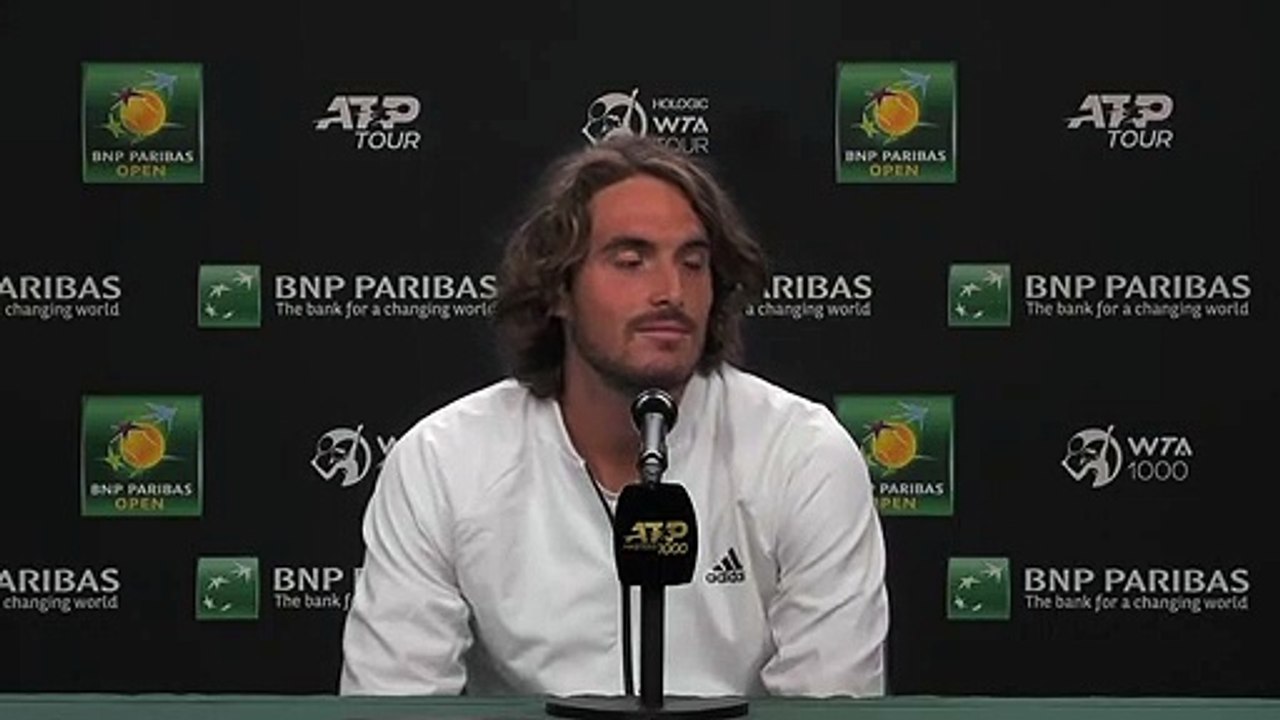 ATP - Indian Wells 2022 - Stefanos Tsitsipas :...
