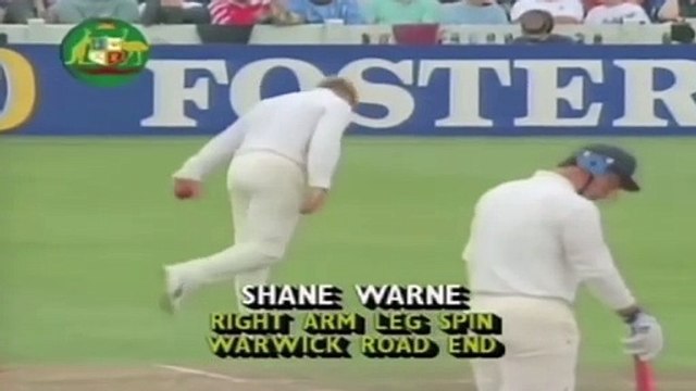 Shane Warne Ball of Century to Mike Getting