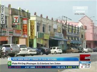 Kos sara hidup tinggi di Gua Musang