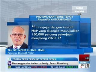 Proton sedia bersaing secara bebas