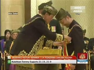 Mukhriz ketuai senarai 114 penerima Darjah Kedah