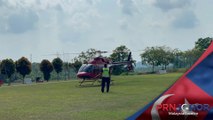PRN Johor : Peti undi Pulau Aur dan Sepanggil selamat mendarat dengan helikopter