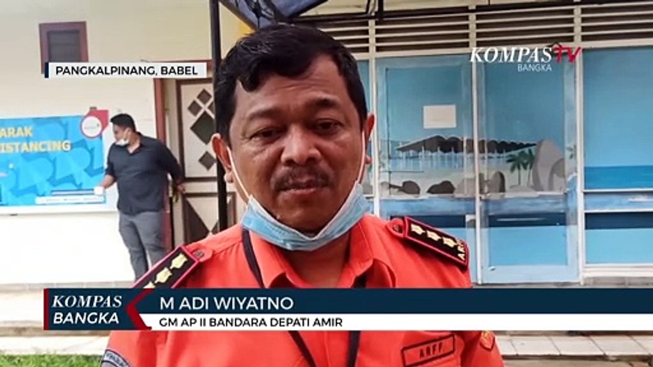 Bebas Tes Antigen dan Swab, Bandara Depati Amir Pangkalpinang Belum Ada Kenaikan Penumpang