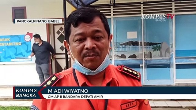 Bebas Tes Antigen dan Swab, Bandara Depati Amir Pangkalpinang Belum Ada Kenaikan Penumpang