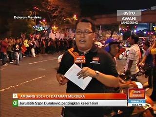 Laporan Ambang 2014 di Dataran Merdeka 10pm