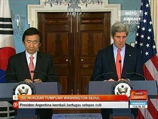 Isu nuklear tumpuan Washington-Seoul