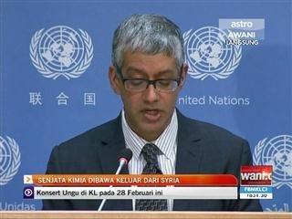 Senjata kimia dibawa keluar dari Syria