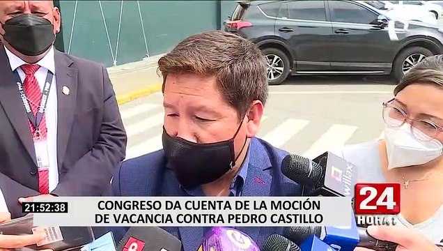 Perú Libre trata de defender gestión de Condori tras moción de interpelación