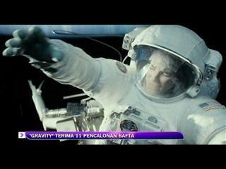 'Gravity' terima 11 pencalonan Bafta