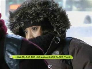 How cold is the US? Malaysians bares it all