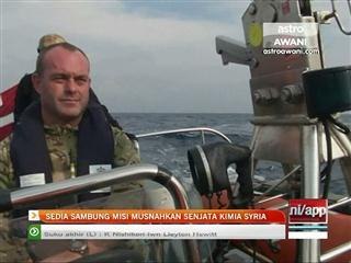 Sedia sambung misi musnahkan senjata kimia Syria