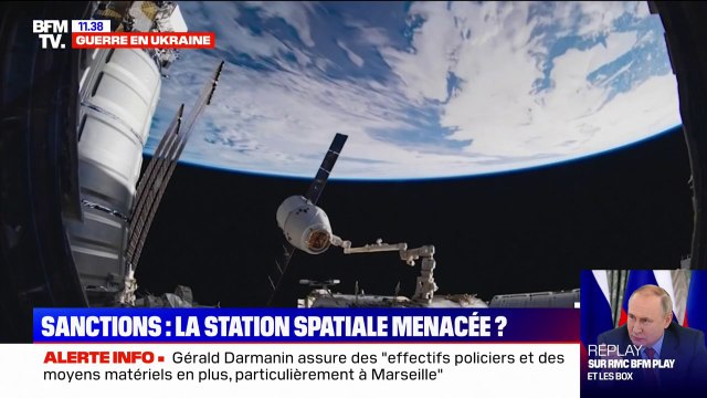 Propos de la Russie sur l'ISS: Gilles Dawidowicz (société astronomique de France) évoque une guerre des mots qui ne devrait pas avoir de conséquences en orbite