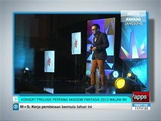 Konsert prelude pertama AF2013 malam ini