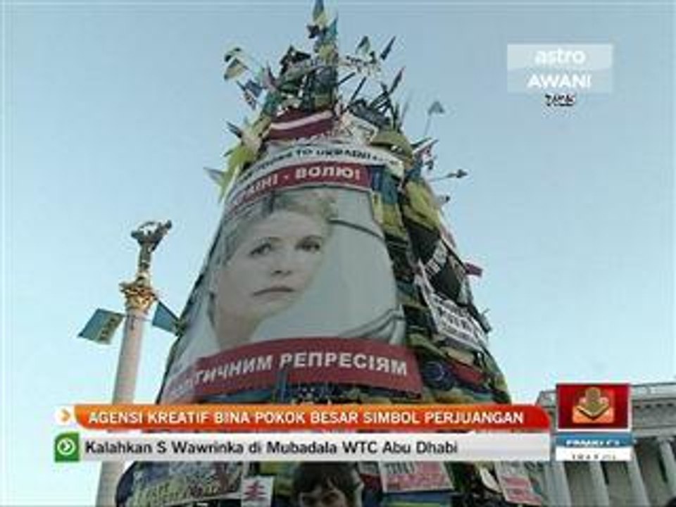 Agensi kreatif bina pokok besar simbol perjuangan