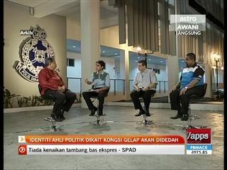 Identiti ahli politik dikait kongsi gelap akan didedah